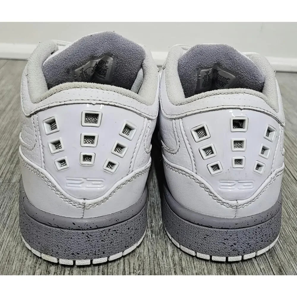 Nike Air Jordan 1 Flight Low White Cement 350610-107 Women's Size 7 Used